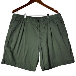 Koko Island Classics‎ Mens Cotton Bermuda Shorts Green Size 36 Resort Golf